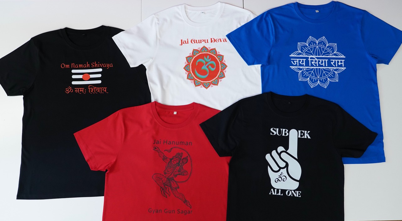 BhakTee-Shirts mit spirituellen Designs